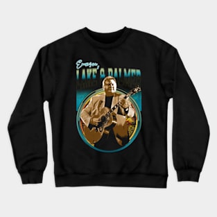 Brain Salad Couture Lake & Palmer Band Tees, Where Art Meets Fashion in a Progressive Symphony Crewneck Sweatshirt